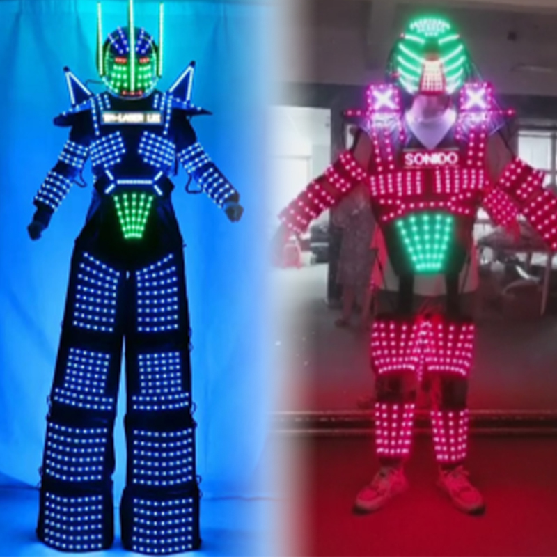 Igracelite LED Clothing luminous Clothes Stilt Robot Clothes