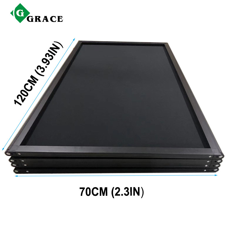 White Black Aluminum Frame Booth DJ Event Facade with Carrying Bag