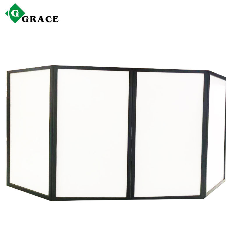 White Black Aluminum Frame Booth DJ Event Facade with Carrying Bag