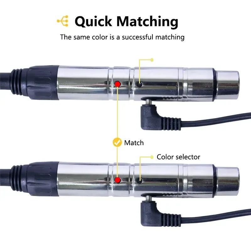 Igracelite 2.4g Xlr Wireless Dmx512 Singal Transmitter And Receiver 3-Pin Xlr Connector