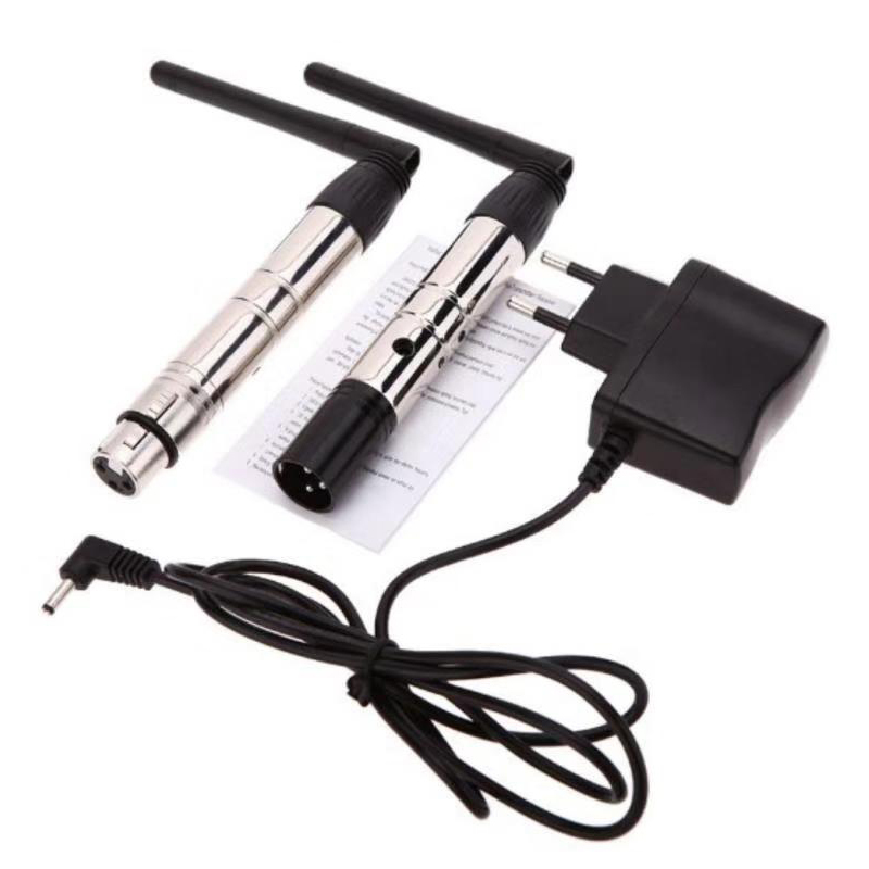 Igracelite 2.4g Xlr Wireless Dmx512 Singal Transmitter And Receiver 3-Pin Xlr Connector