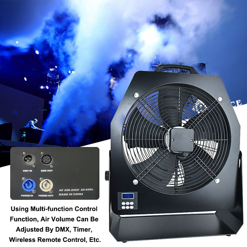 Igracelite DMX/Remote Control Smoke Stage Performance Stage Fan