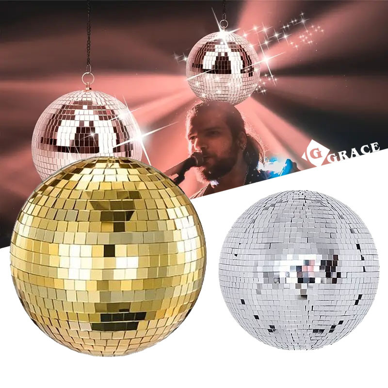 Professional Disco Mirror Ball Night Club Wedding Rotating Mirror Disco Ball