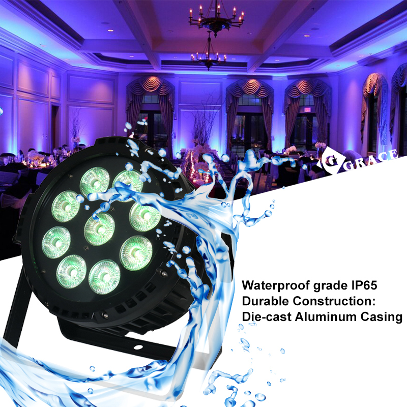 Igracelite 9 *18W 6in1 RGBWAUV Touch Display Battery Light
