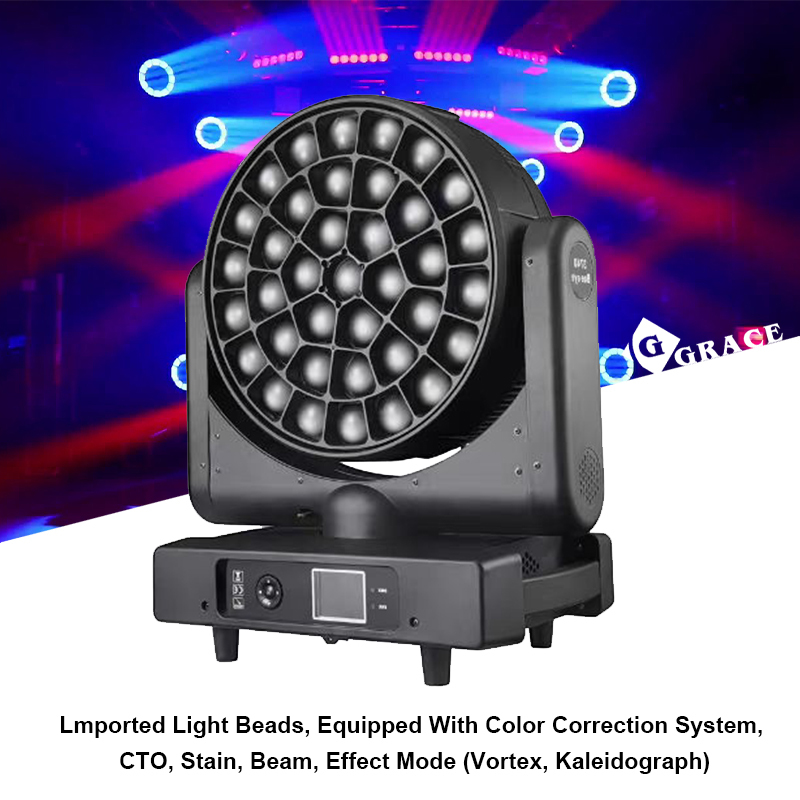 Igracelite 37x40w K25 Bee Bye Beam Zoom Moving Head Wash