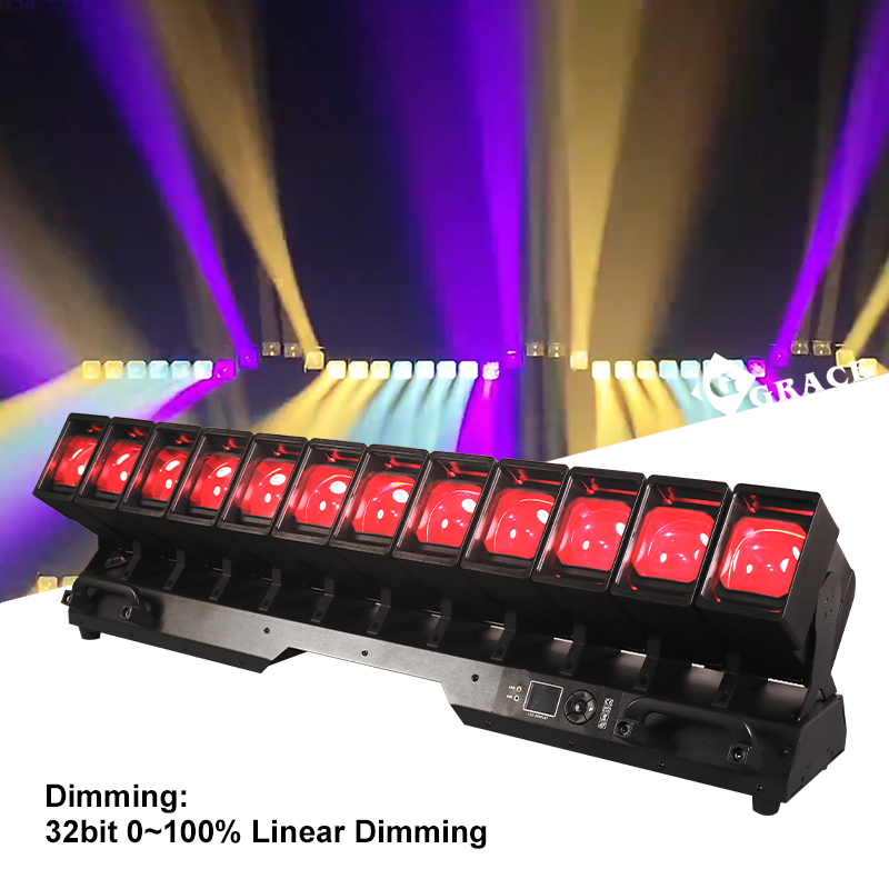 12*60W 4in1 RGBW Wave Beam Moving Head Light