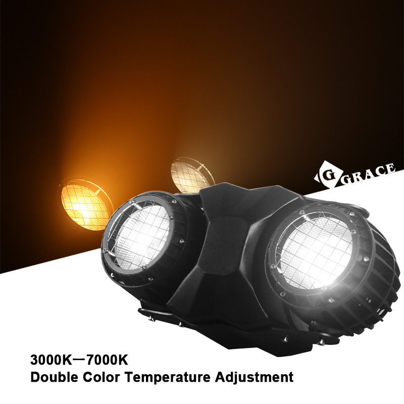 Igracelite Outdoor IP65 200W 2 Eyes COB Blinder COB Stage Light