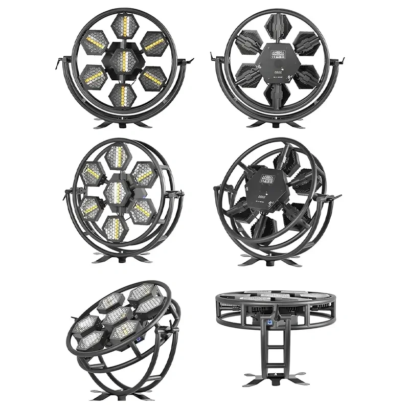 Igracelite 7*60W LED Seven Retro Stage Light