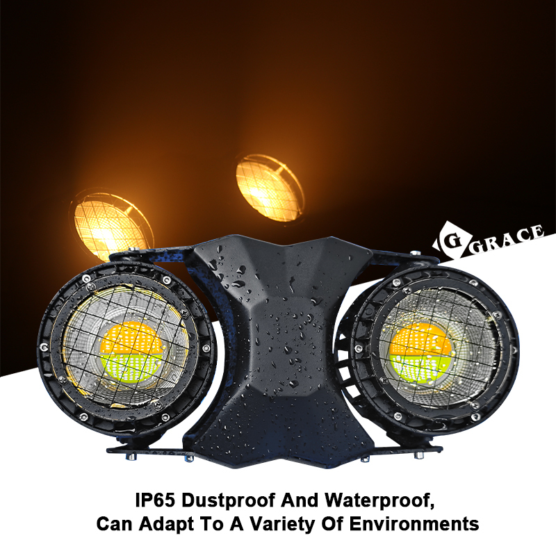 Igracelite Outdoor IP65 200W 2 Eyes COB Blinder COB Stage Light