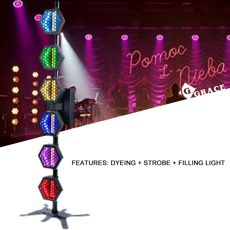 Igracelite 6×50W COB Stage Retro Light