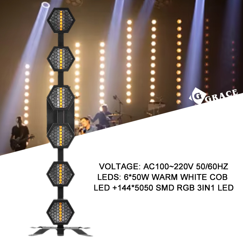 Igracelite 6×50W COB Stage Retro Light