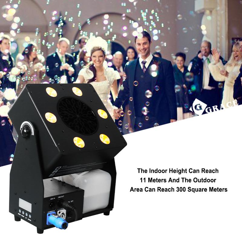 Igracelite 90W DMX Remote Control LED Bubble Machine
