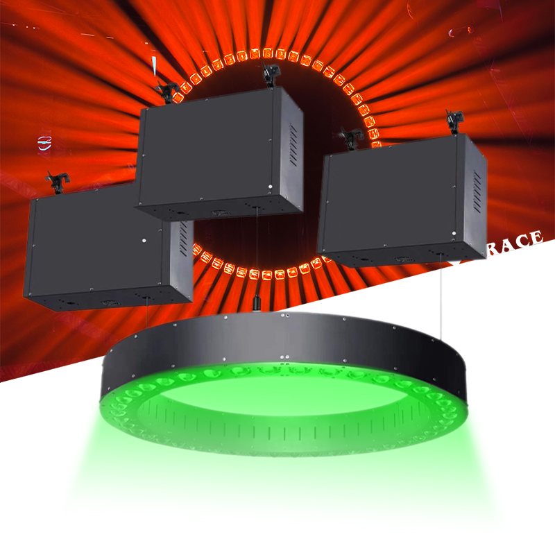 Igracelite Kinetic DMX Winch LED Circle Ring Light