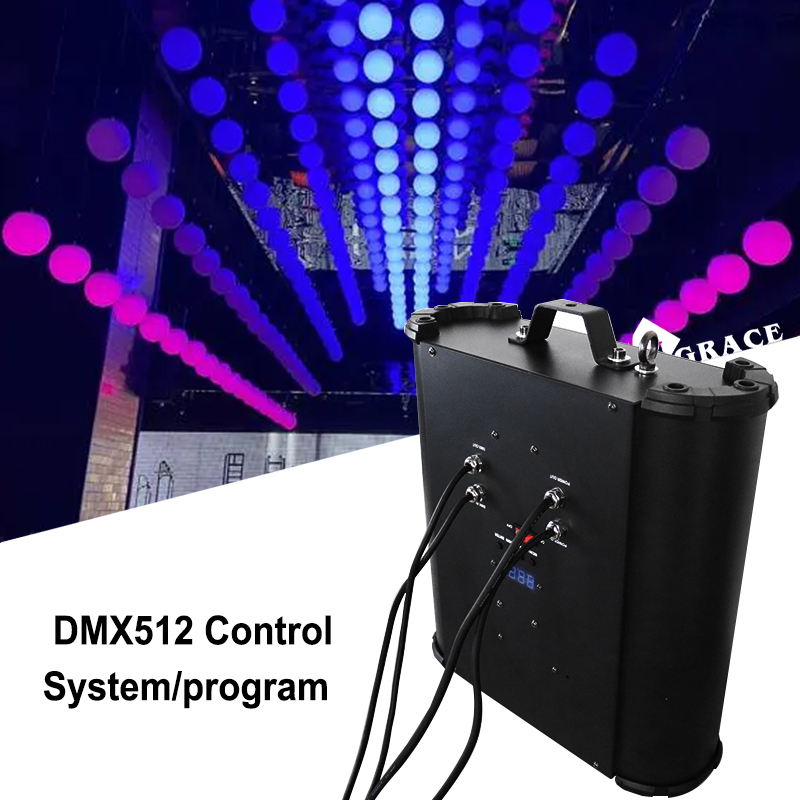 3D Ball Kinetic Light Stage Show LED Winch Ball Dmx