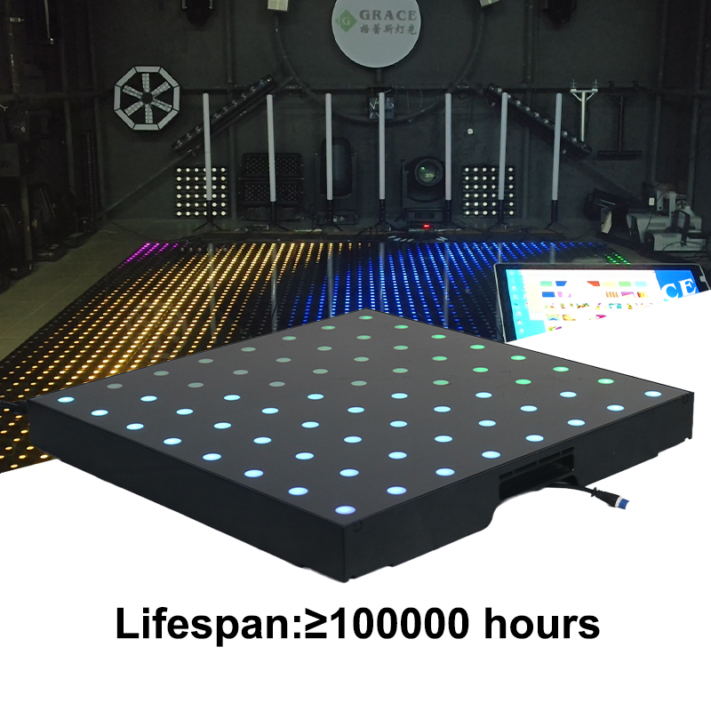 Igracelite 2ft By 2ft led dance floor magnetic 8*8 pixel