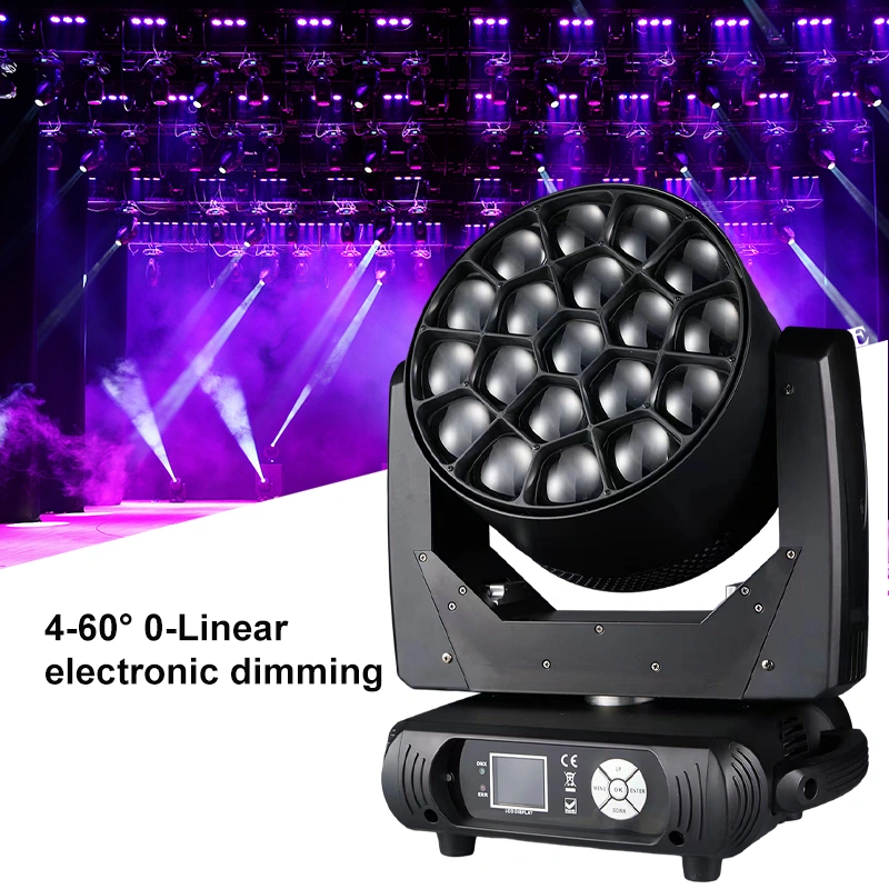 Igracelite 19×30W DMX Control Bee Eye LED Moving Head Light
