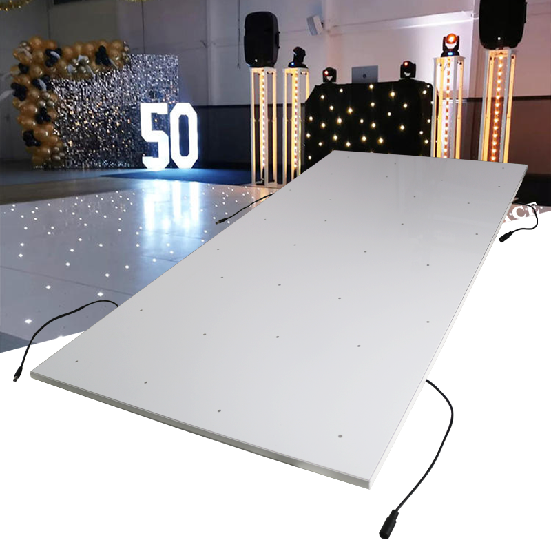 Igracelite 2*4/2*2ft White LED Dance Floor High Gloss White Dance Floor