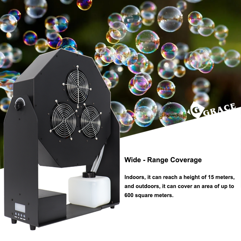 Igracelite 120w Output 3000/s LED Bubble Machine