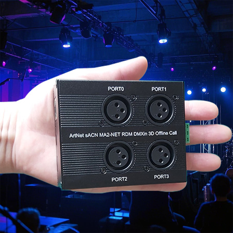 Igracelite Support DMX512 System Type-C USB Functions Artnet DMX Control Box