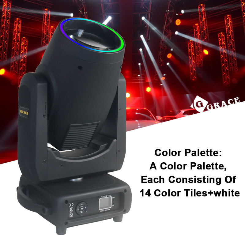 Igracelite 380W 20R Moving Head Beam With Ring For Night Club Party