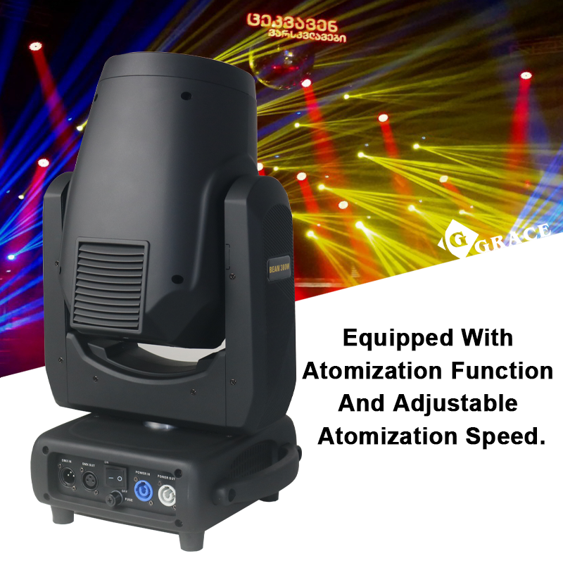 Igracelite 380W 20R Moving Head Beam With Ring For Night Club Party