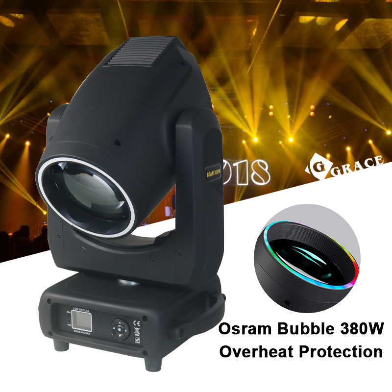 Igracelite 380W 20R Moving Head Beam With Ring For Night Club Party