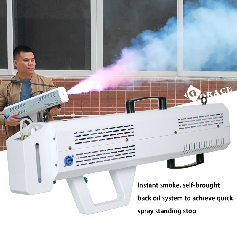 Igracelite Handheld 1500W Column Fog Gun Party Smoke Machine