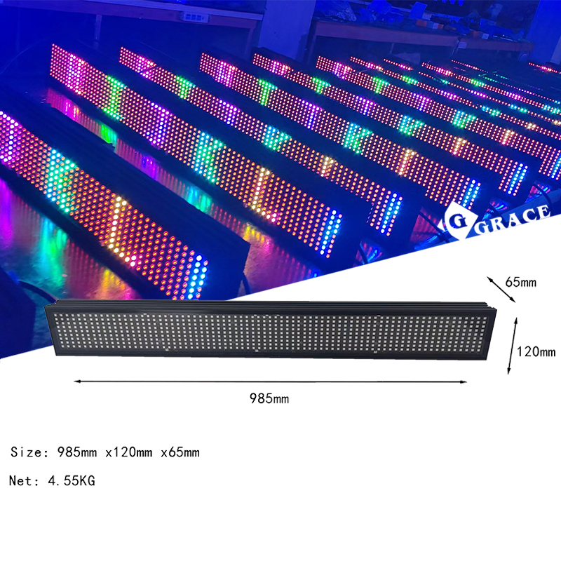 9x74pixel LED Strobe Light  Graphics Letter Display Function Strobe Light Bar