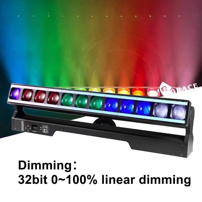 Igracelite 12x40W RGBW 4in1 LED Moving Head Stage Light