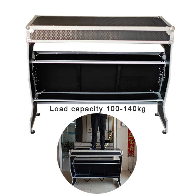 2in1 Portable Flight Case DJ Booth