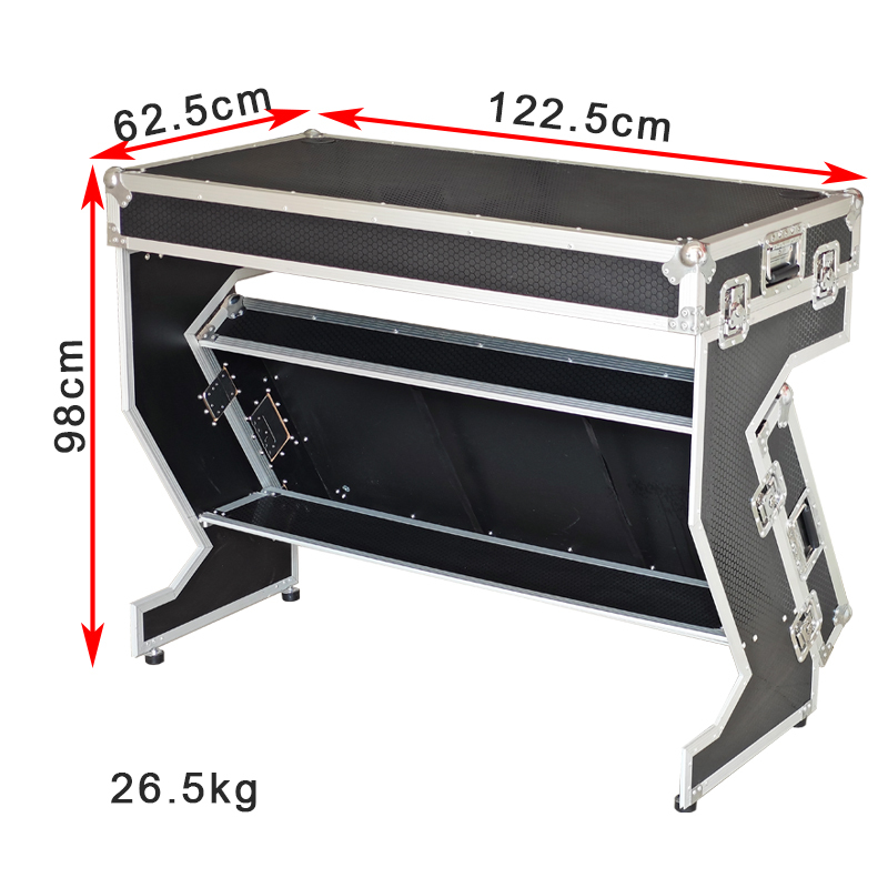 2in1 Portable Flight Case DJ Booth