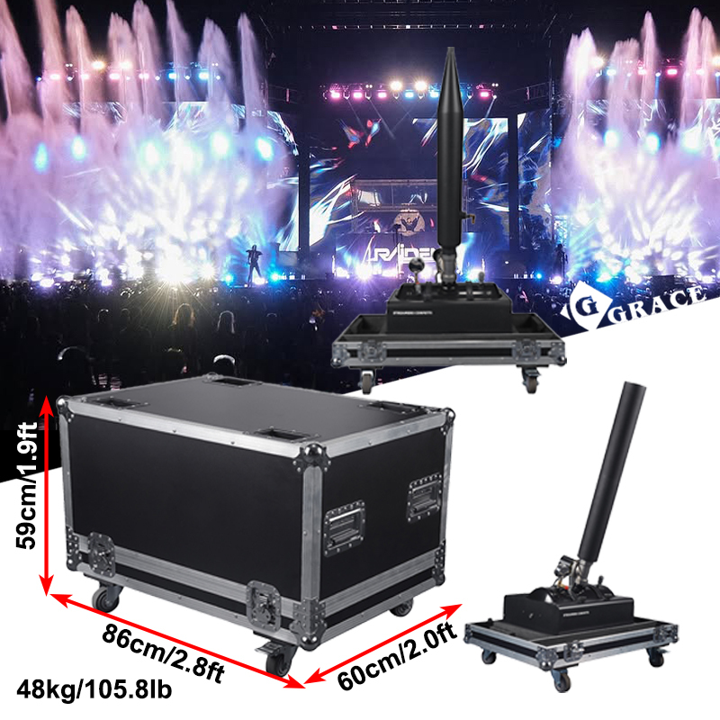 Igracelite DMX512 Confetti Launcher Water Cannon Large Outdoor Event Scene Concert