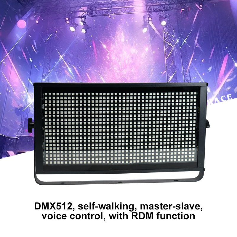 Igracelite 800pcs RGB numbers pattern letters DMX LED strobe