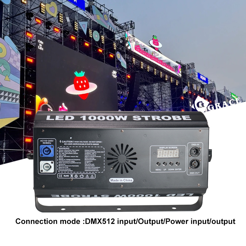 Igracelite 800pcs RGB numbers pattern letters DMX LED strobe