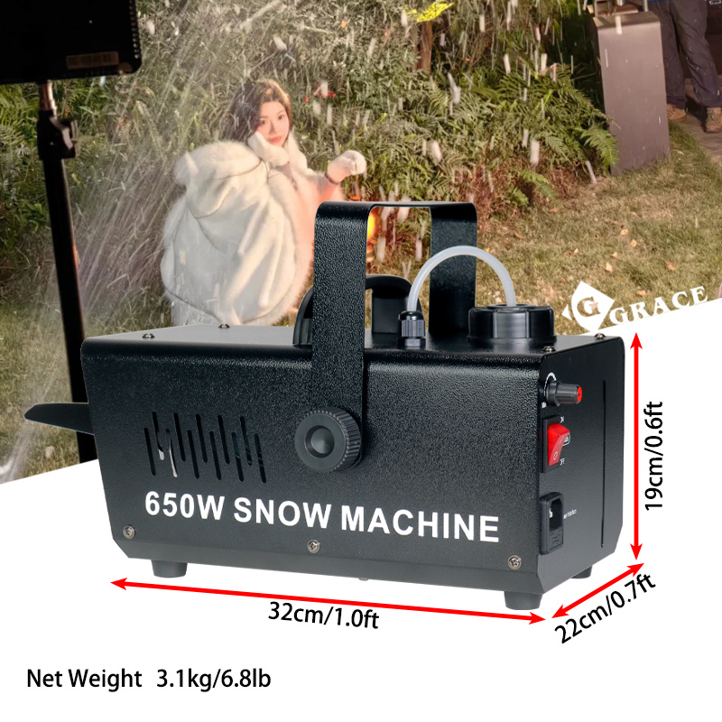 Igracelite 650w indoor /outdoor artificial spray maker snow machines
