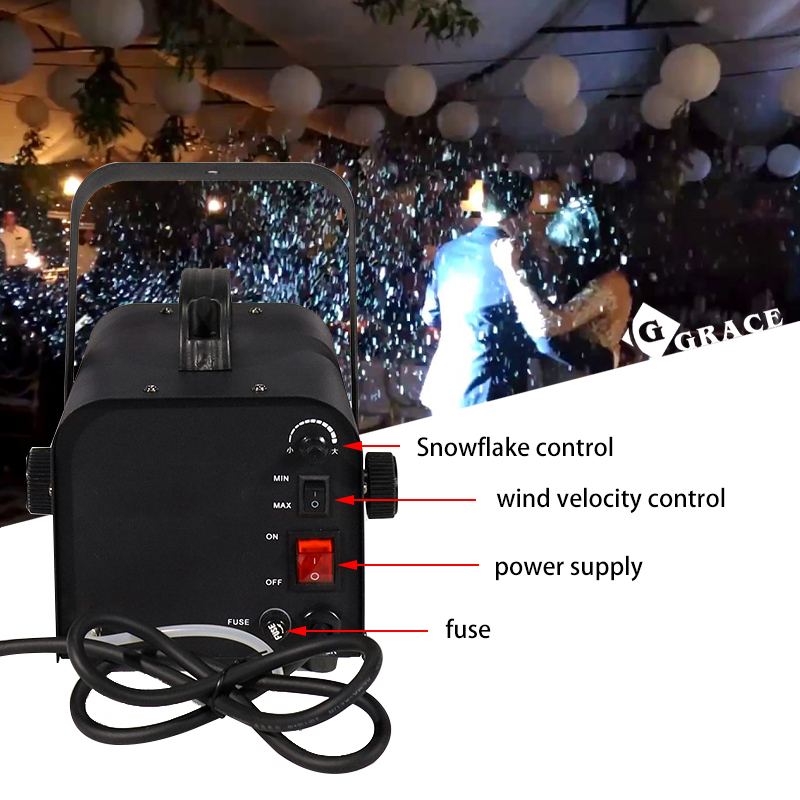 Igracelite 800W Snow Maker Machine Artificial Snow Making Machine