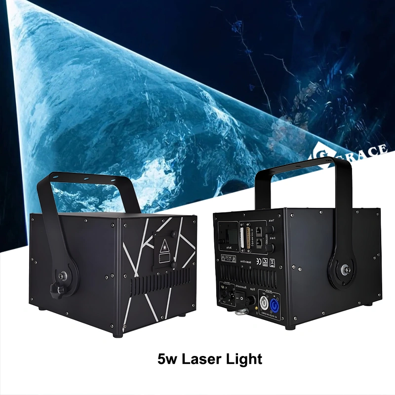 Igracelite 5W Laser Stage Lighting &650W Snow Machine &700W Haze Machine Combination Sale