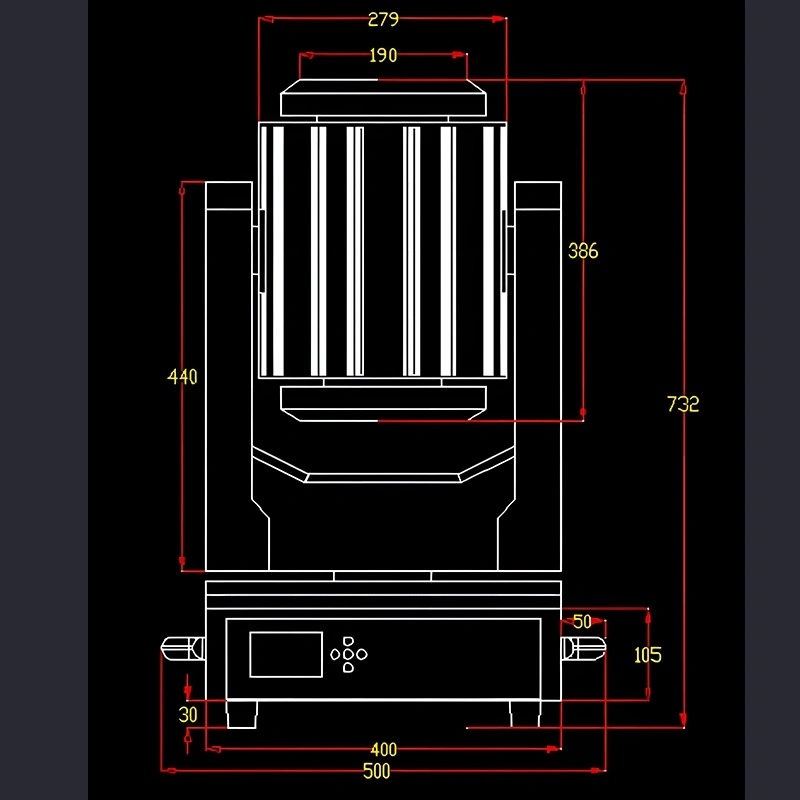 Igracelite 380W ip65 waterproof moving head light