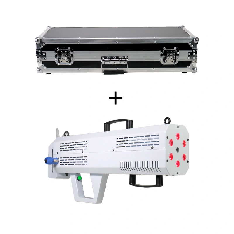Igracelite handheld 1500w LED RGB fog gun party smoke machine