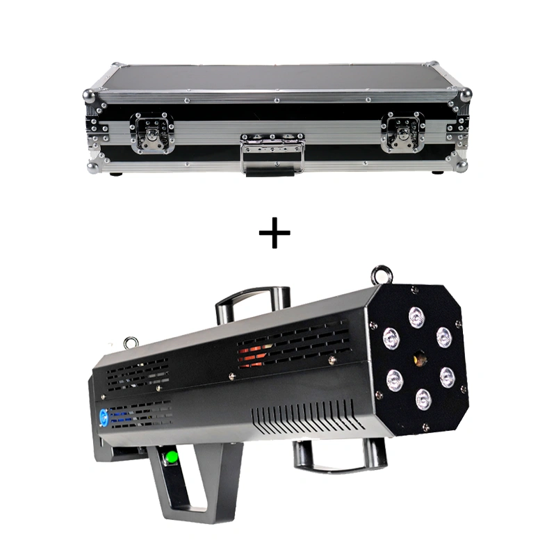 Igracelite handheld 1500w LED RGB fog gun party smoke machine