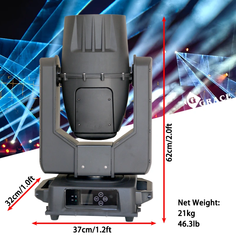 Igracelite 350w waterproof beam 17R moving head light