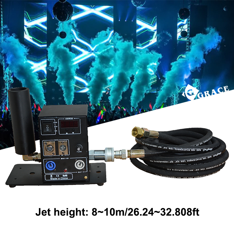 Co2 Jet Blaster Machine DMX Control Digital CO2 jet Machine CO2 Blaster cannon Jet Co2 Fog Machine for stage Lighting Effect