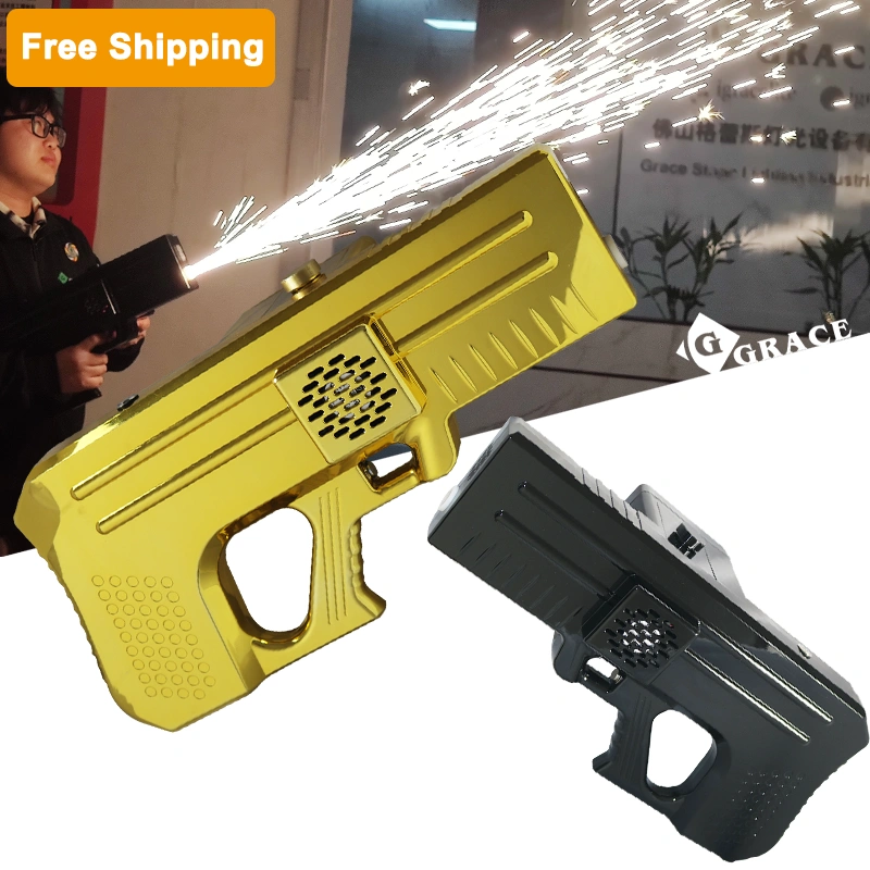 Free shipping handheld cold sparklers gun DJ disco party wedding