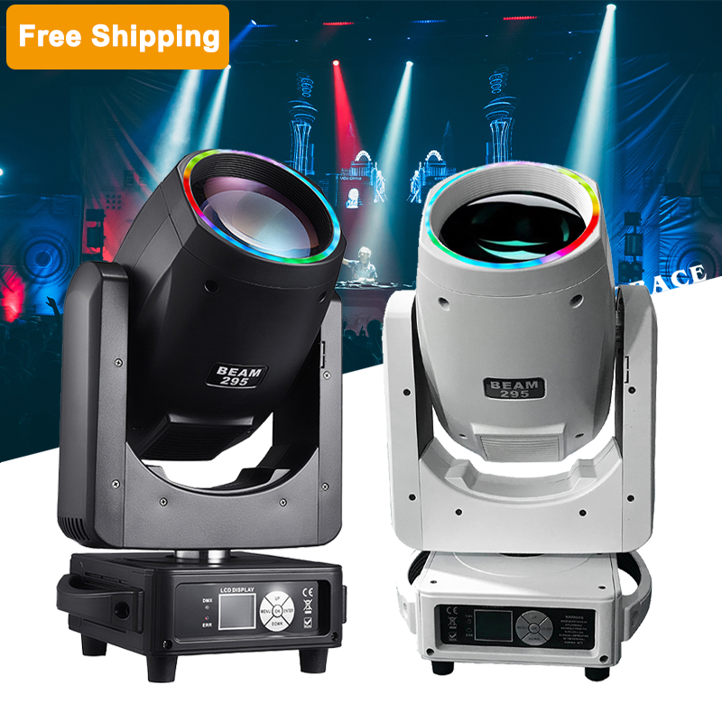 Free shipping 295w beam effect light moving head stage lights equipment professional with halo effect
