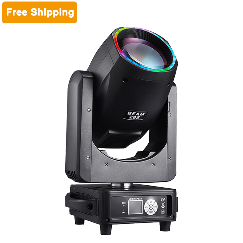 Free shipping 295w beam effect light moving head stage lights equipment professional with halo effect