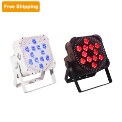 2pcs led par lights (white*1＋black*1)＋carton packaging