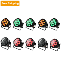 10pcs Battery Par light (flight case packaging)