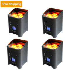 4pcs battery Led Uplight (carton packaging)