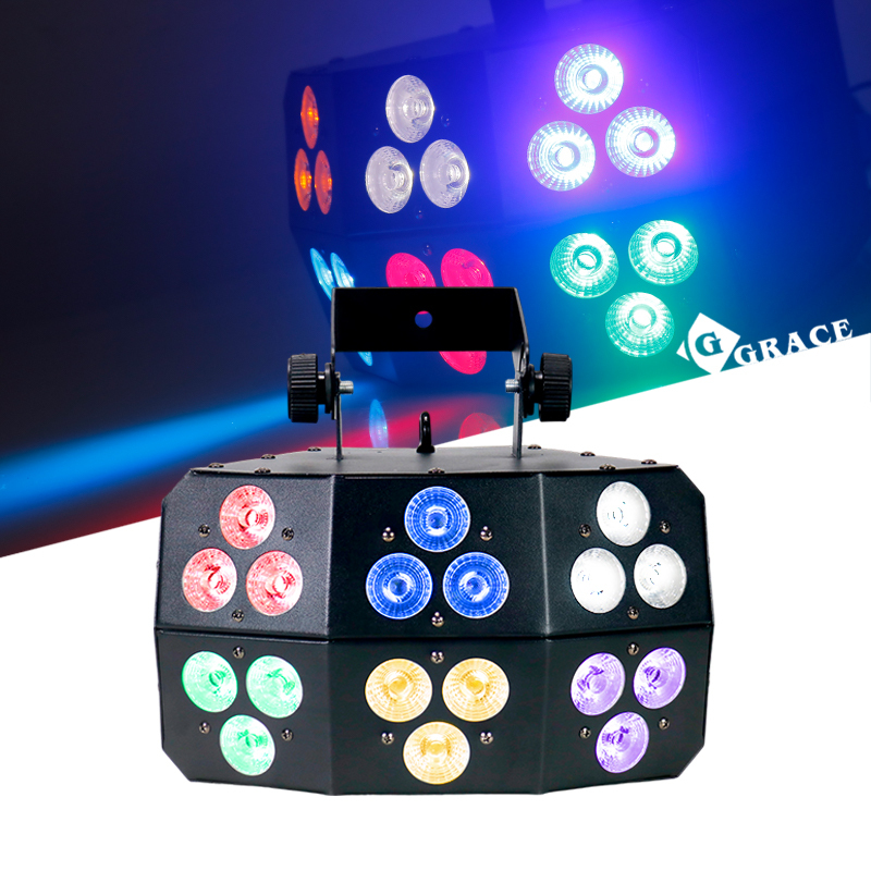 Igracelite 18*12W double decker 150W LED par LED light fx DJ wash RGBWAU color wash effect