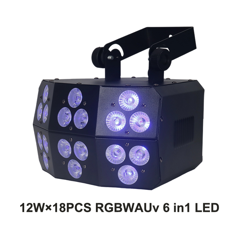 Igracelite 18*12W double decker 150W LED par LED light fx DJ wash RGBWAU color wash effect